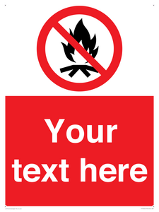 Custom prohibition No campfire